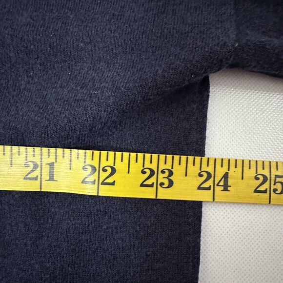 J.Crew Sweater Buttoned Boat Neck Navy Blue Nautical Coastal Casual Womens S/M - Picture 6 of 7